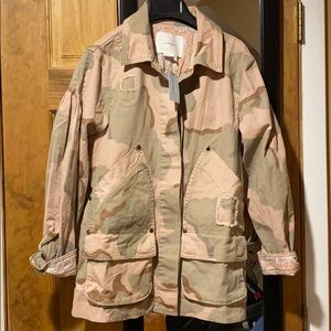 Anthropologie Camo Jacket